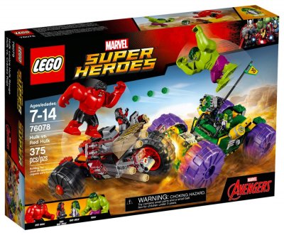 LEGO Marvel 76078 Hulk contre Hulk Rouge 