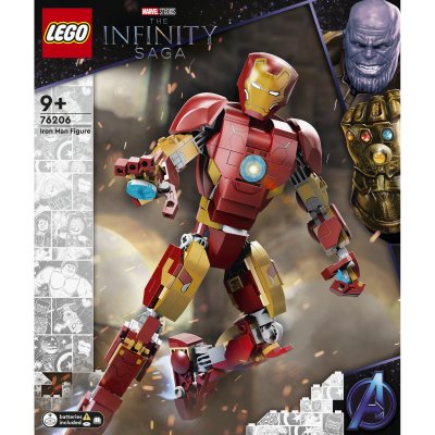 LEGO Marvel 76206 L&rsquo;armure articul&eacute;e d&rsquo;Iron Man 