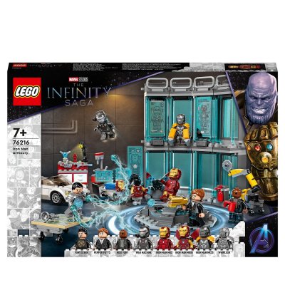 LEGO Marvel 76216 L&rsquo;armurerie d&rsquo;Iron Man 
