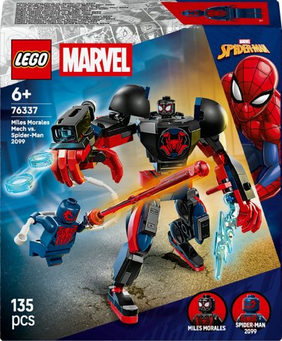 LEGO Marvel 76337 Le robot de Miles Morales contre Spider-Man 2099