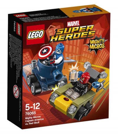 Lego Marvel - Capitaine America Contre Cr&acirc;ne Rouge - 76065