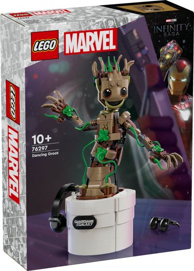 LEGO Marvel Dancing Groot Guardians of the Galaxy Set 76297