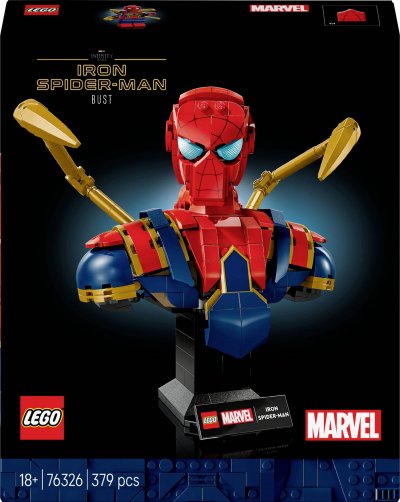 LEGO Marvel Iron Spider-Man Bust Avengers Building Set 76326