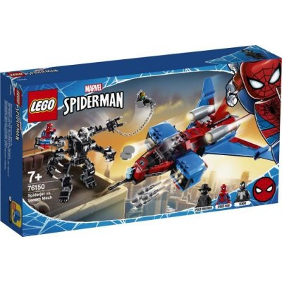 LEGO Marvel Super Heroes 76150 Le Spider-jet contre le robot de Venom