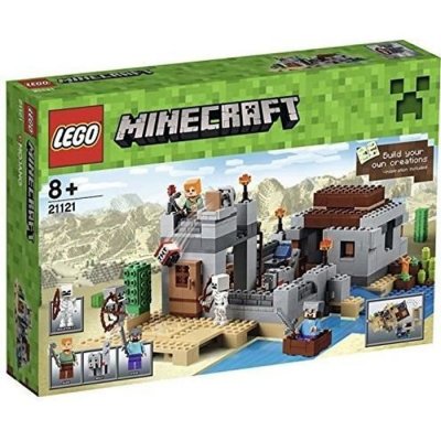 Lego minecraft - 21121 - jeu de construction - l'avant-poste dans le d&eacute;sert