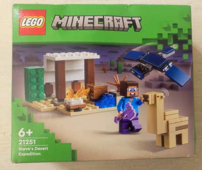 LEGO&reg; Minecraft&reg; 21251 L&rsquo;exp&eacute;dition de Steve dans le d&eacute;sert