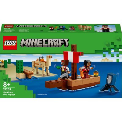 LEGO&reg; Minecraft&reg; 21259 Le voyage du bateau pirate 