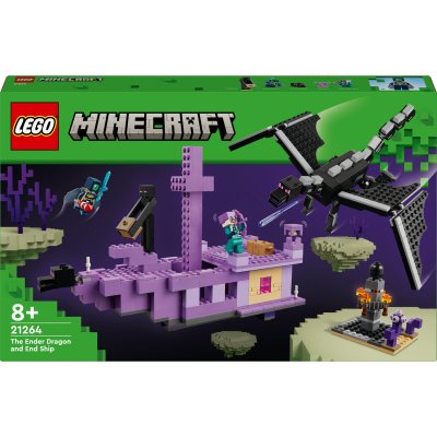 LEGO&reg; Minecraft&reg; 21264 Le dragon et le navire de l&rsquo;Ender 