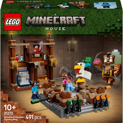 LEGO Minecraft 21272 Le Ring du Manoir des Bois - Jeu de construction gar&ccedil;on d&egrave;s 10 ans 