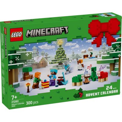 LEGO&reg; Minecraft&reg; Advent Calendar 2025, Christmas Gamer Gifts for Kids 21280