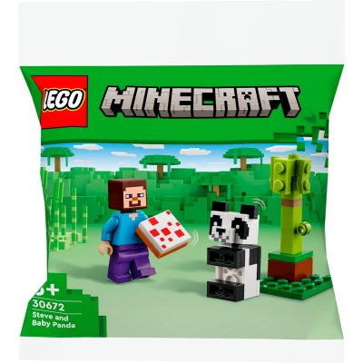 Lego Minecraft - Steve et le b&eacute;b&eacute; panda, Jouets de construction 