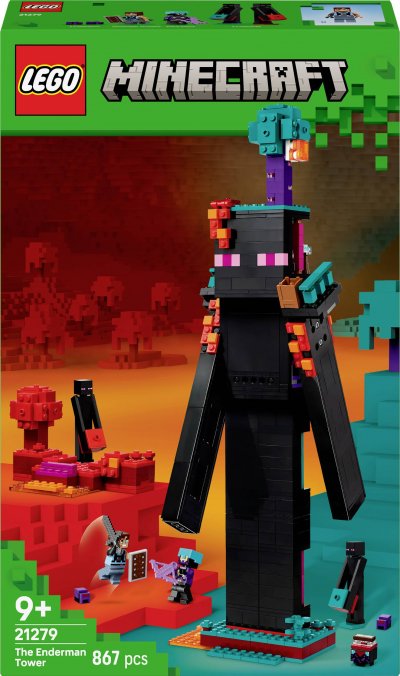 LEGO&reg; Minecraft&reg; The Enderman Tower Toy for Kids, Gamer Gift 21279
