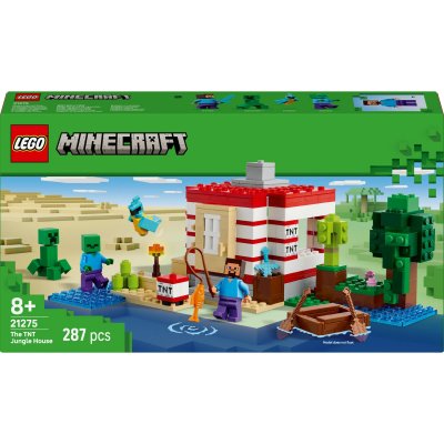 LEGO&reg; Minecraft&reg; The TNT Jungle House, Video Game Collectible Toy 21275