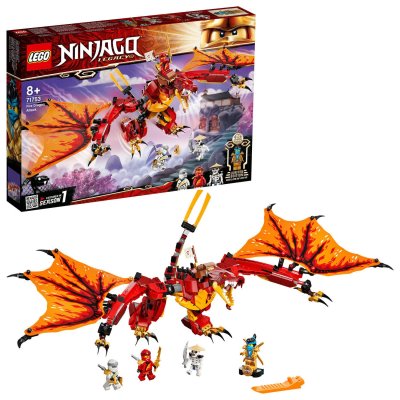 LEGO Ninjago 71753 L'attaque du dragon de feu 