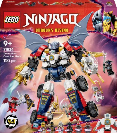 LEGO&reg; Ninjago&reg; 71834 Le robot ultra combo de Zane 