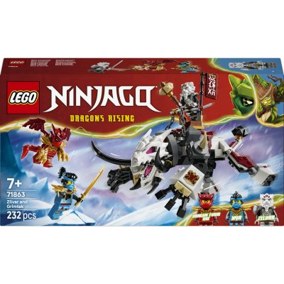 LEGO&reg; Ninjago&reg; 71863 Zilvar et Grimtak la b&ecirc;te draconique