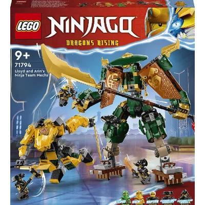 Lego Ninjago - L'&eacute;quipe De Robots Des Ninjas Lloyd Et Arin - 71794