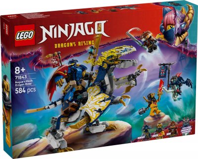 LEGO&reg; NINJAGO - Le Robot Dragonnier de Rogue, Jouet Ninja - 71843