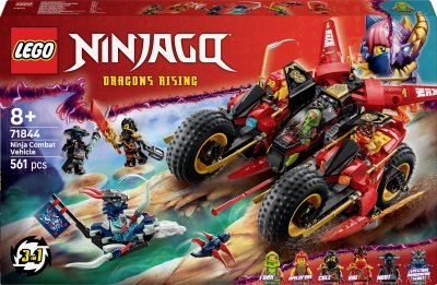 LEGO&reg; NINJAGO&reg; Ninja Combat Vehicle 3-in-1 Toy Building Set 71844