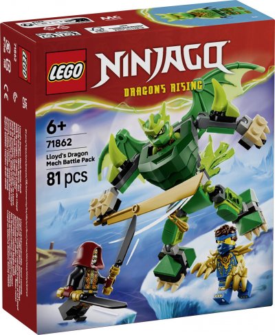 Lego Ninjago Set de Combat Mech Dragon de Lloyd, Jouets de construction