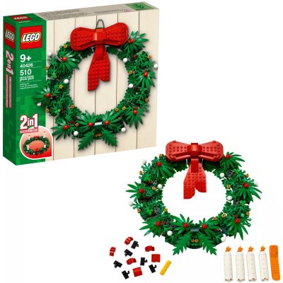 Lego No&euml;l 40426 - Couronne de No&euml;l 2-en-1 