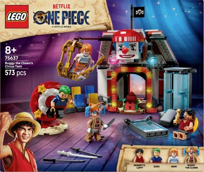 LEGO&reg; ONE PIECE 75637 Le chapiteau de Baggy le Clown 