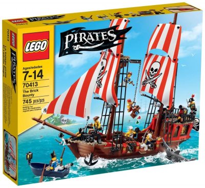Lego pirates - 70413 - jeu de construction - le bateau pirate
