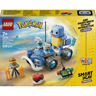 Lego Pok&eacute;mon Smart Play L'aventure de Carapuce avec le buggy du Dresseur 72156 LEGO