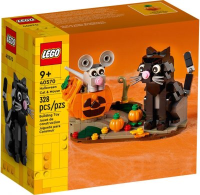 Lego Saisonnier - La Souris Et Le Chat D'halloween - 40570