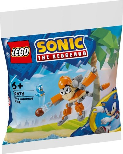 Lego Sonic The Hedgehog - L'attaque &Agrave; La Noix De Coco De Kiki (Polybag) - 30676