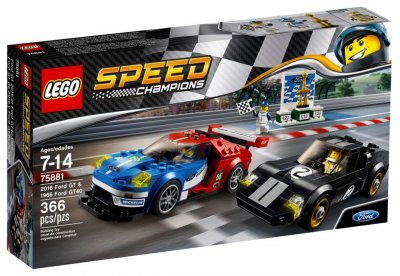 LEGO Speed Champions 75881 Ford GT 2016 et Ford GT40 1966 