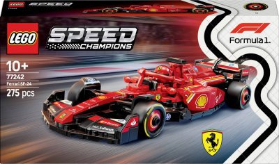 LEGO Speed Champions Ferrari SF-24 F1 Race Car Toy 77242