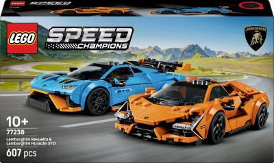 LEGO&reg; Speed Champions Lamborghini Revuelto & Hurac&aacute;n STO 77238