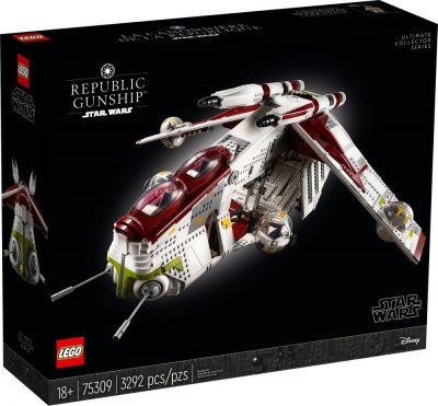 LEGO Star Wars 75309 L&rsquo;h&eacute;licopt&egrave;re de combat de la R&eacute;publique 