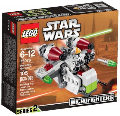 Lego Star Wars - L'h&eacute;licopt&egrave;re De Combat De La R&eacute;publique - 75076