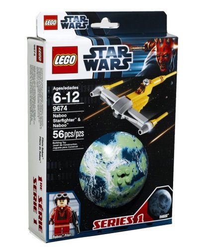 Lego Star Wars - Naboo Starfighter &amp Naboo - 9674