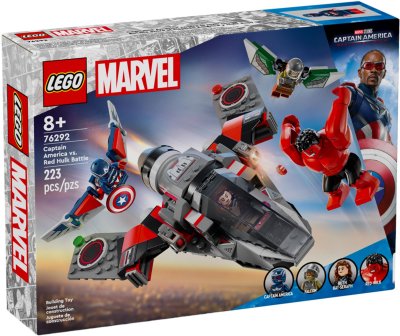 LEGO&reg; Super Heroes 76292 Captain America vs Hulk Rouge 