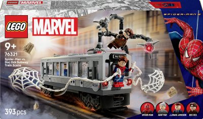 LEGO&reg; Super Heroes 76321 La sc&egrave;ne du train de Spider-Man et Docteur Octopus 