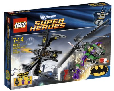 LEGO&reg; Super Heroes DC 6863 La Bataille en Batwing audessus de Gotham City