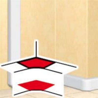 LEGRAND  010602 DLP Monobloc Angle Int&eacute;rieur pour Goulottes, 50mmx80mm ou 50mmx105mm, Blanc