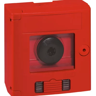 LEGRAND  038024 Coffret Bris de Glace Double Position IP44 avec 2 Voyants, Montage en Saillie, Rouge