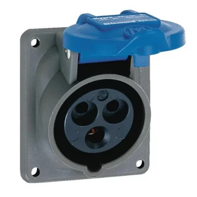 LEGRAND  052022 Plastique Prise Fixe Hypra IP44, 16A, 200V &agrave; 250V, 2P+T