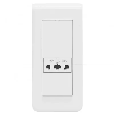 LEGRAND  077586 IP24 IK04 Mosaic Prise pour Rasoir, 5 Modules, Blanc