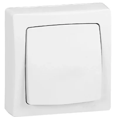 LEGRAND  086004 Permutateur Appareillage Saillie Complet, Blanc