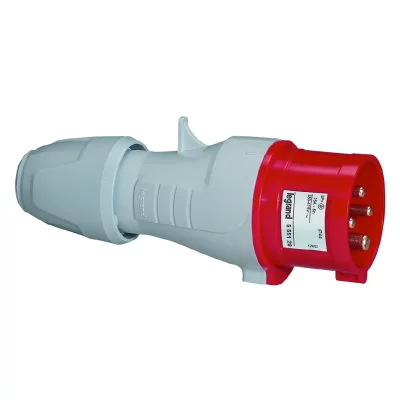 LEGRAND  555124 Fiche mobile droite P17 IP44 16A, 200V~ &agrave; 250V~, 2P+T