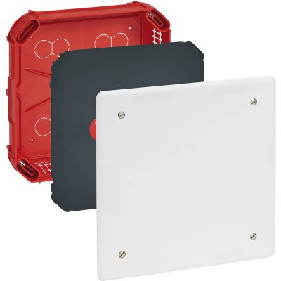 LEGRAND  Bo&icirc;te &agrave; encastrer pour mur plein 175X175X40 mm