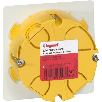 LEGRAND  - Bo&icirc;te &agrave; encastrer ronde pour mur creux