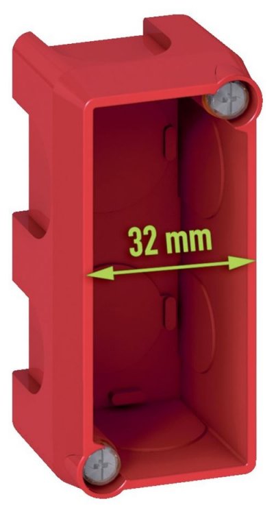 LEGRAND  - Bo&icirc;te Batibox ma&ccedil;onnerie - 1 poste - 1 module - Prof. 40Mm