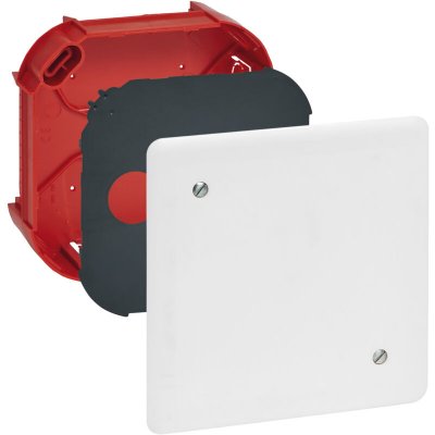 LEGRAND  - Bo&icirc;te de d&eacute;rivation pour mur plein - 115x115x40 mm