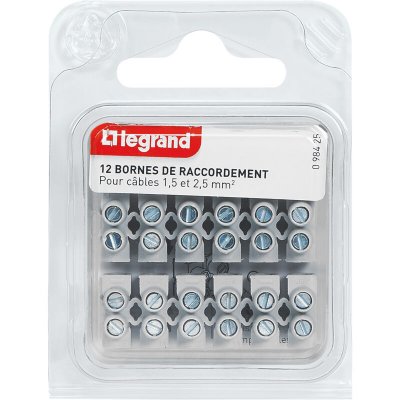 LEGRAND  - Borne De Raccordement Nylbloc - 2,5 Mm&sup2; - 24 A - Blanc